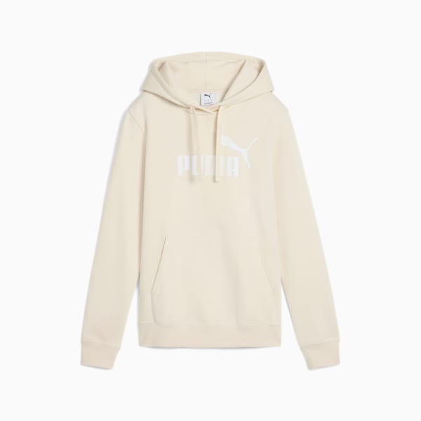 Sudadera con capucha para mujer logo Essentials No. 1, Alpine Snow, extralarge